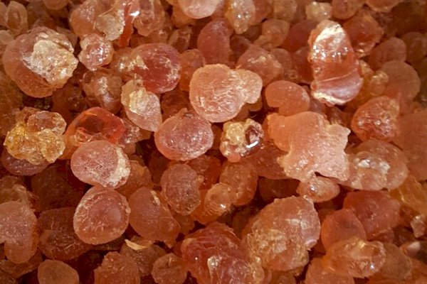 Gum Arabic used in the manufacture of  soft drinks, pharmaceuticals and cosmetics (Image Courtesy