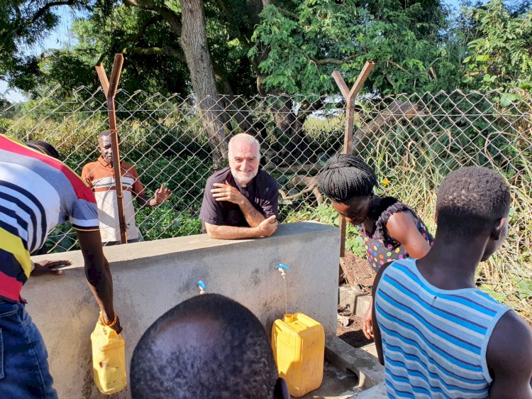 Portable  Water  finally in Naandi County provided by parish priest for all!