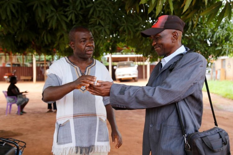 Parish Priest of Josephine Bakhita receives Brand New Motorbike for pastoral work in the Parish.