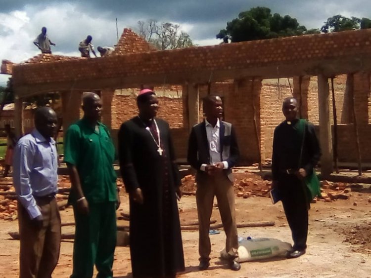 St. Genevieve Academy Boarding Secondary School Foundation Laid and Blessed in Tombura County, Western Equatoria State.