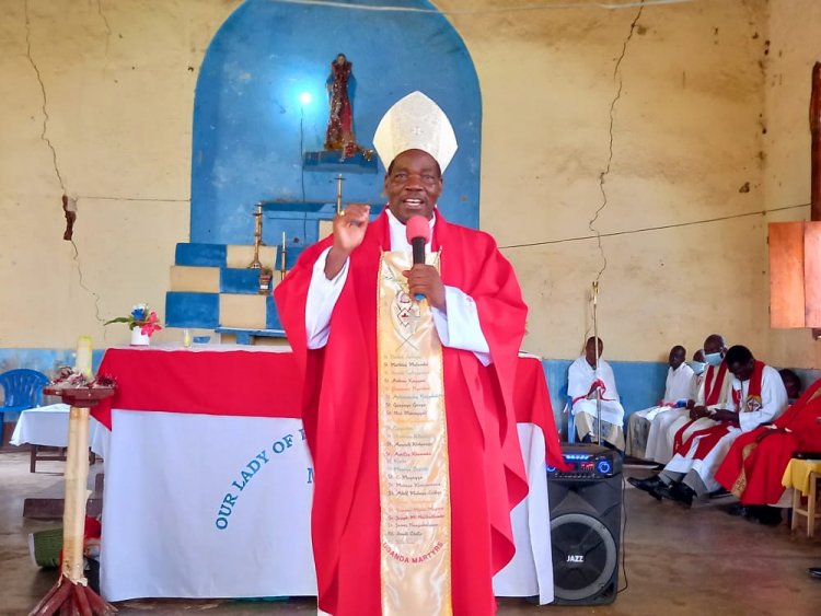The Holy Spirit gives us courage and faith says Bishop Hiiboro