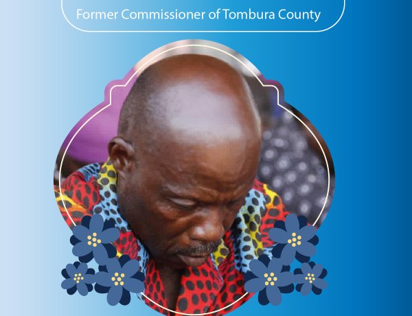 BISHOP HIIBORO'S SYMPATHY MESSAGE  TO THE PEOPLE  OF TOMBURA COUNTY