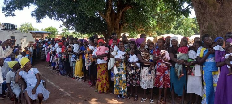 Baptism of 74 children; A sign of Growth in the Church amid Difficult Situations in Western Equatoria