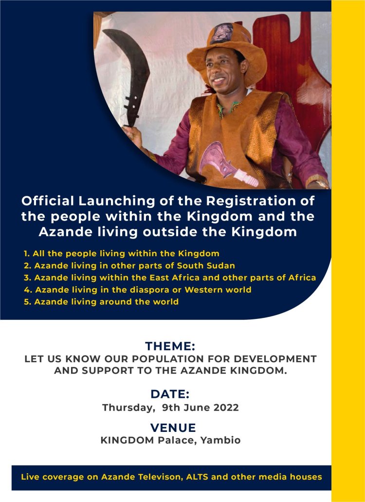 The Kingdom of Azande People Launches Global Registration in South Sudan and Beyond