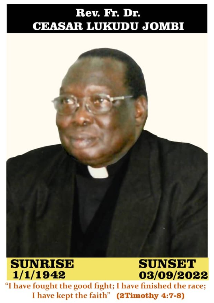 Bishop Eduardo Kussala Condoles with the Archdiocese of Juba for the Loss of Rev Fr. Ceasare Lukudu