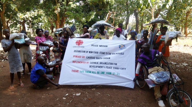 CODEP Distributes Non-Food items to Hundreds of IDPs in Tombura