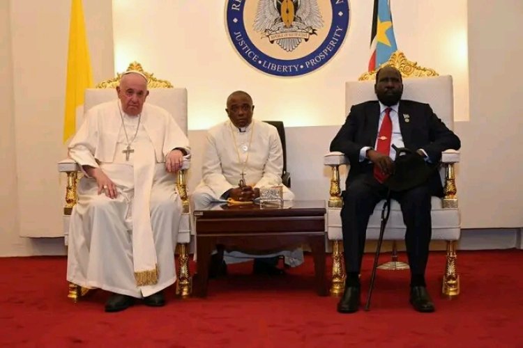 “Leave war behind and Let the time of peace dawn”, Pope Francis to the Leaders of South Sudan