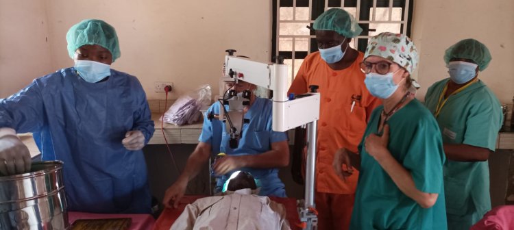 The long-awaited Eye Operation is on with 39 Patients from Tombura and 42 from Ezzo