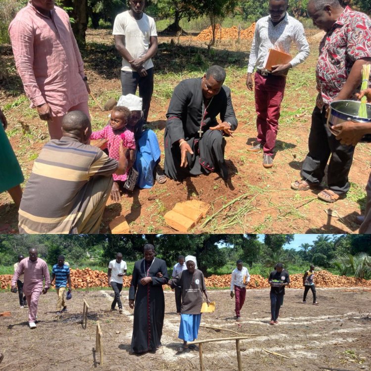 “Promoting Health, Education, and Children’s Empowerment is part of the Mandates of my Diocese”, Says Bishop Hiiboro as he Launches the Construction of Orphan’s Dormitory in Nzara County