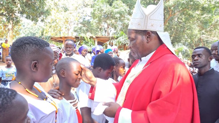 Bishop Hiiboro Confirms Hundreds of Children to Mark Feast of the Holy Innocents at Nakindo Sene