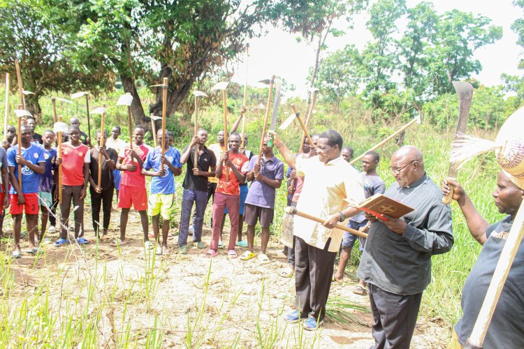 Catholic Diocese of Tombura Yambio Launches Farming Season, a Step to Boost Productivity in the Diocese