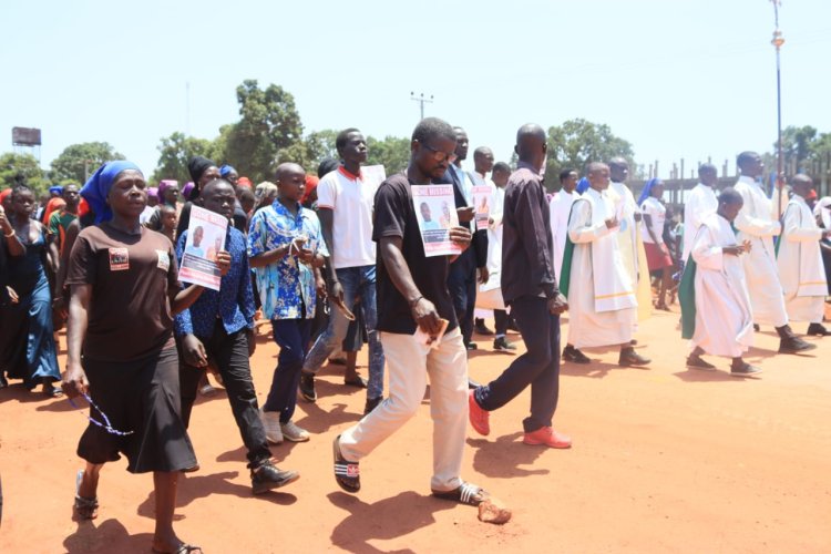Community Rallies in Solidarity: Prayers for the Safe Return of Fr. Luke and Mr. Gbeko