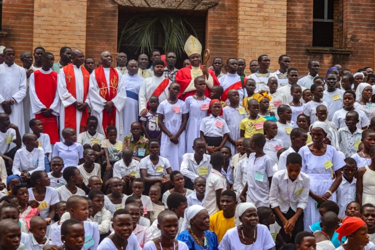 Bishop Hiiboro Inspires Unity and Development in Riimenze During Historic Confirmation of Over 300 Children