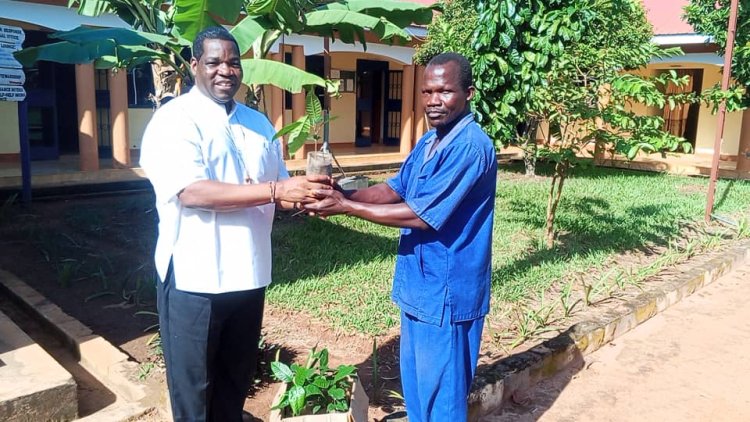 Bishop Hiiboro Kussala Receives Mahogany Seedlings as a Symbol of Environmental Stewardship